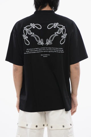 Oversize-Fit BANDANA Embroidered T-shirt
