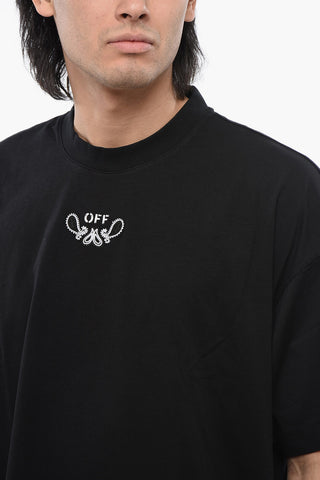 Oversize-Fit BANDANA Embroidered T-shirt