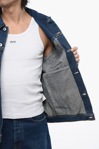 Giubbotto In Jeans Con Dettagli Zip