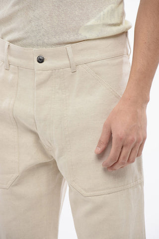 Cotton-Linen Straight-Leg Trousers JASPER