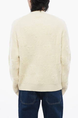 3-Knopf-Pullover FIGLO aus Wolle und Nylon