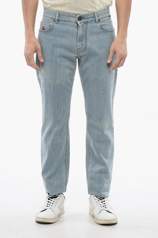ID Jeans 5-Taschen mit sichtbarer Naht 19 cm