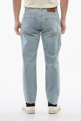 ID Jeans 5-Taschen mit sichtbarer Naht 19 cm