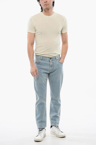 ID Jeans 5-Taschen mit sichtbarer Naht 19 cm