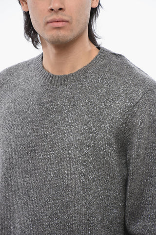 Maglia Girocollo NEBULA in Lurex e Misto Lana