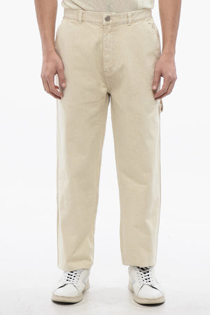 Jeans Regular Fit Con Logo Ricamato 22cm