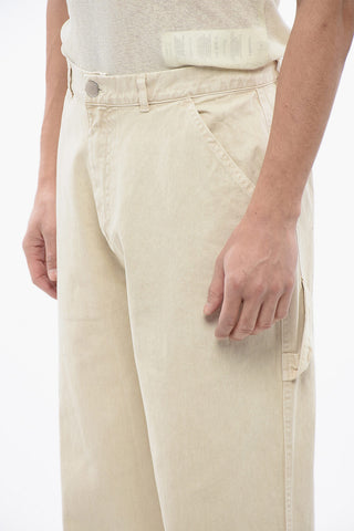 Regular-Fit-Jeans mit 22cm besticktem Logo