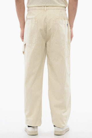 Regular-Fit-Jeans mit 22cm besticktem Logo