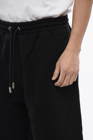 스케이트핏 자수 브러시드 코튼 조거 쇼츠