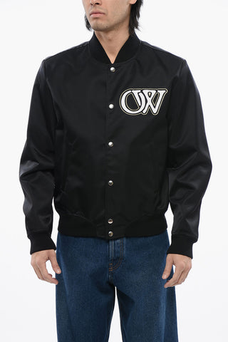 Embroidered VARSITY Nylon Bomber