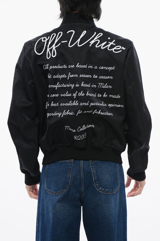 Embroidered VARSITY Nylon Bomber