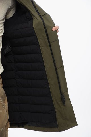 Waterproof Parka with Detachable Real Fur Trim