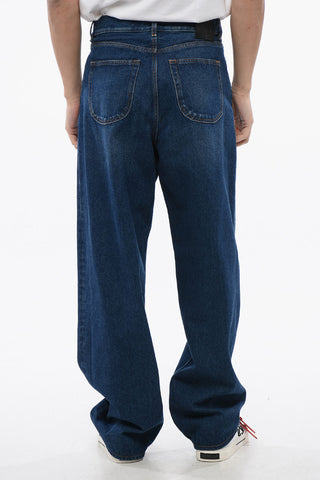 Loose-Fit-Jeans mit mittlerer Waschung