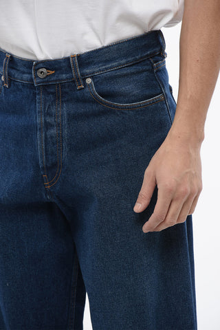 Loose-Fit-Jeans mit mittlerer Waschung