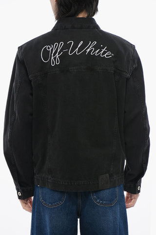 Giubbotto In Jeans VARSITY Ricamato