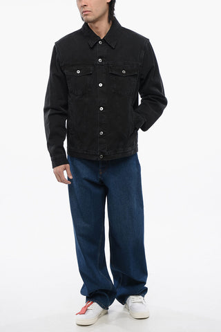 Giubbotto In Jeans VARSITY Ricamato