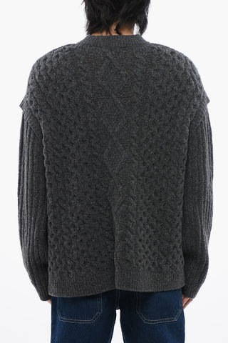 Ovrsized Merinos Wool CELSO Crew-neck Sweater