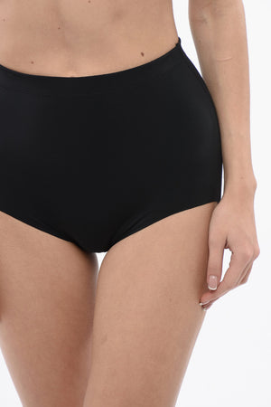 HONEY Culotte a Vita Alta con Logo a Contrasto