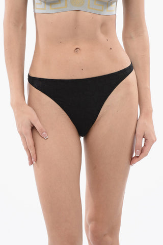 Jacquard Logo Bikini Brief