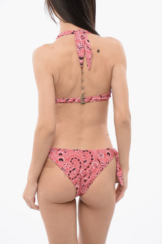 Set Bikini a Triangolo con Motivo Paisley