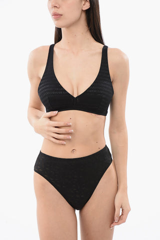 Reggiseno Triangolo con Logo All Over