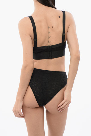 Lace Logoed Bra with Stretchy band
