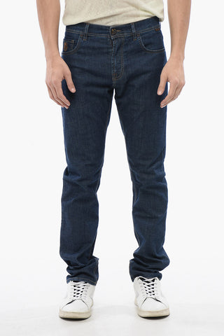 ID Stretch Cotton Regular Fit Denims 17 cm