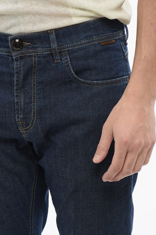 ID Stretch Cotton Regular Fit Denims 17 cm