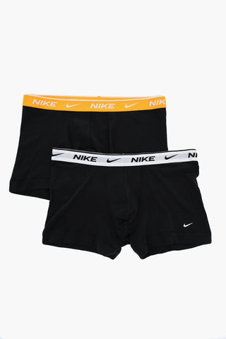 2-Pack Stretch Cotton Boxers with Branded Elastic Waistband