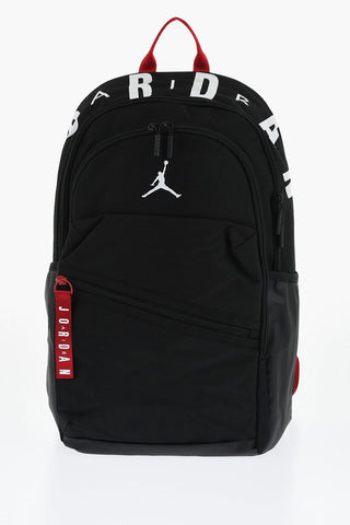 AIR JORDAN Solid Color PATROL Backpack with Contrast Logo