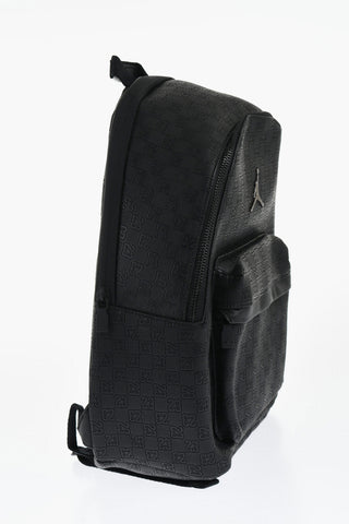 JORDAN Rucksack mit Logo und Monogramm-Motiv