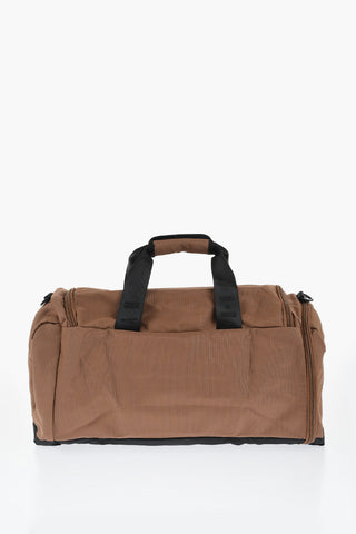 AIR JORDAN Two-Tone Duffle Bag with Printed Logo