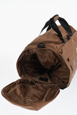 AIR JORDAN Two-Tone Duffle Bag with Printed Logo