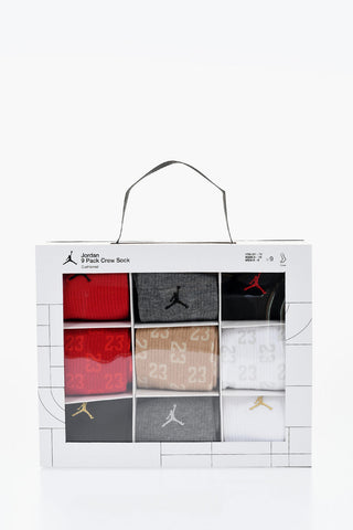 JORDAN Set aus 9 Paar Socken mit Logo-Muster