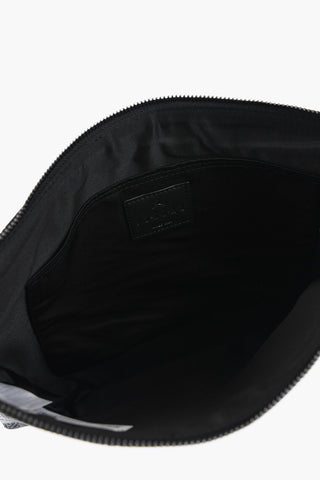 AIR JORDAN Faux Leather Clutch with All-Over Monogram