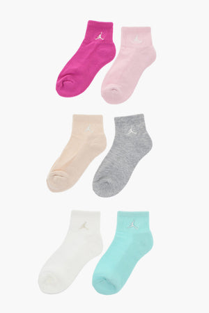 Set aus 6 Paar Socken mit gesticktem Logo