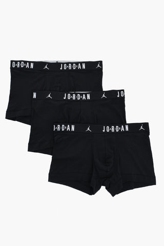 AIR JORDAN 3er-Pack Boxershorts aus Stretch-Baumwolle, einfarbig