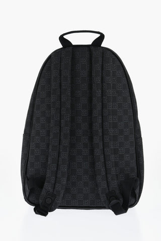 JORDAN Monogram Fabric Backpack with Eco-Leather Details