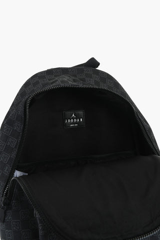 JORDAN Monogram Fabric Backpack with Eco-Leather Details