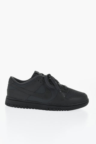 Sneakers Basse DUNK In Gomma a Tinta Unita con Dettagli in Pelle
