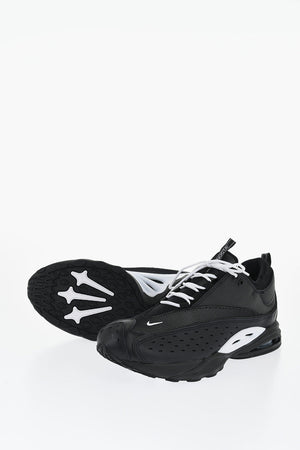 Fabric and Leather Low Sneakers AIR ZOOM DRIVE with Contrasting Details