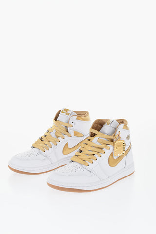 AIR JORDAN Two-Tone Leather 1 RETRO HI OG High-Top Sneakers