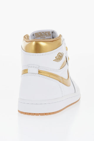 AIR JORDAN Two-Tone Leather 1 RETRO HI OG High-Top Sneakers