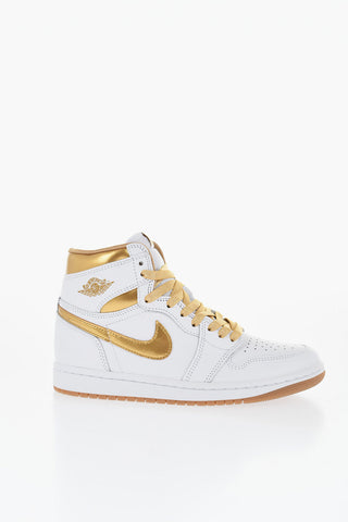 AIR JORDAN Two-Tone Leather 1 RETRO HI OG High-Top Sneakers