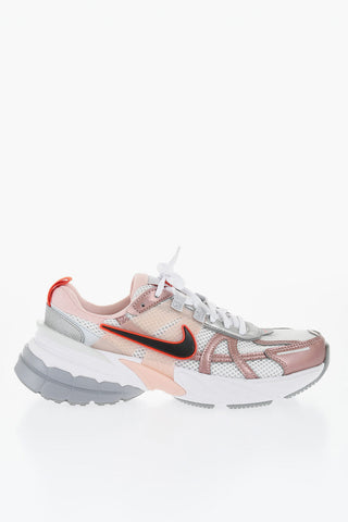 Low Mesh Sneakers V2K RUN with Metallic Vegan Leather Trims