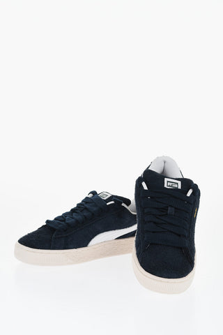 Two-Tone Suede XL HAIRY Low-Top Sneakers