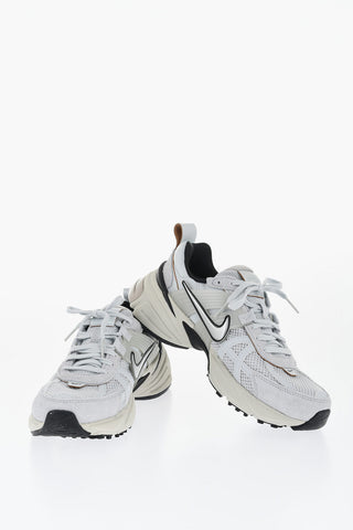 Mesh V2K RUN Low Top Sneakers with Suede Trims
