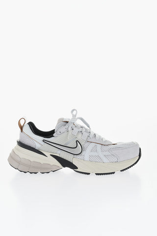 Mesh V2K RUN Low Top Sneakers with Suede Trims