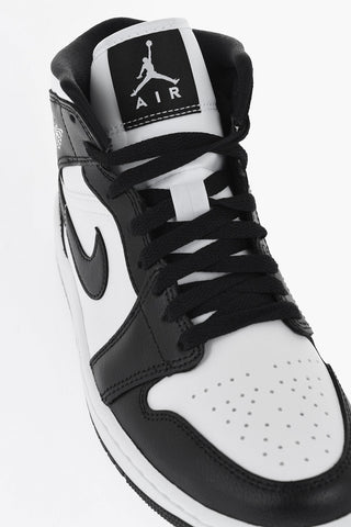 AIR JORDAN Two-Tone Leather High-Top Sneakers