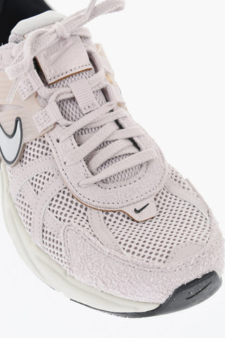 Mesh V2K RUN Low Top Sneakers with Suede Trims